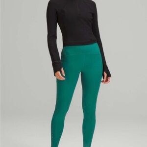 Lululemon Swift Speed 28” Emerald Performance Leggings